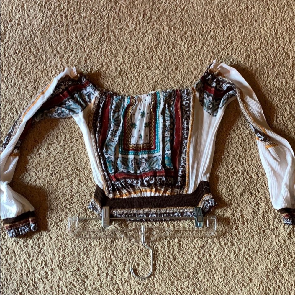 Off the shoulder shirt!